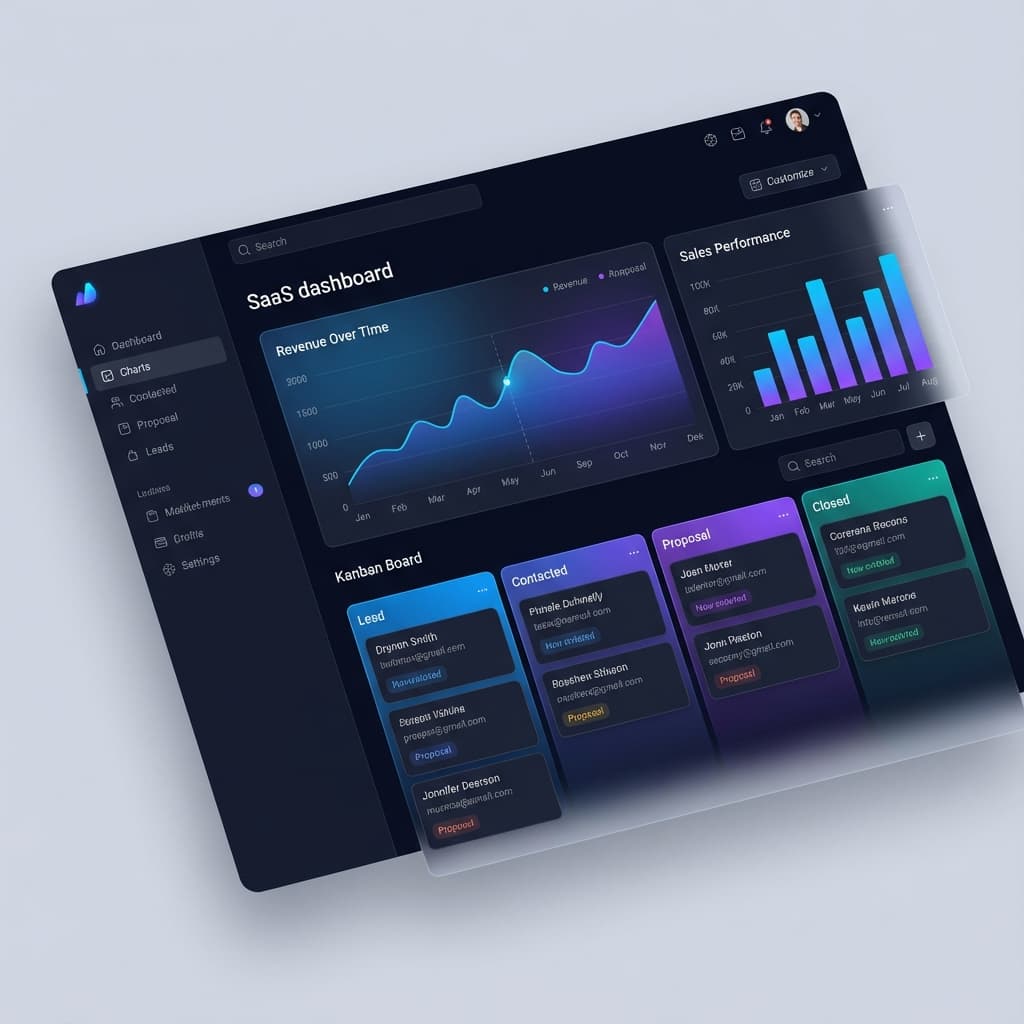 Paksi CRM Dashboard